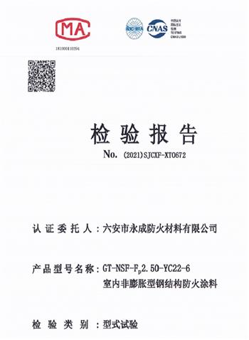 型式實(shi)驗報告